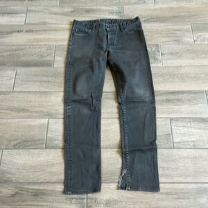 John varvatos gray jeans